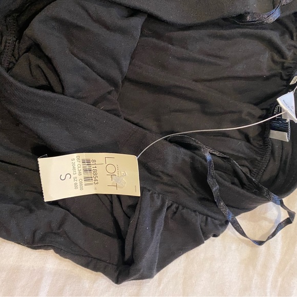 Loft black strapless top - Picture 2 of 2